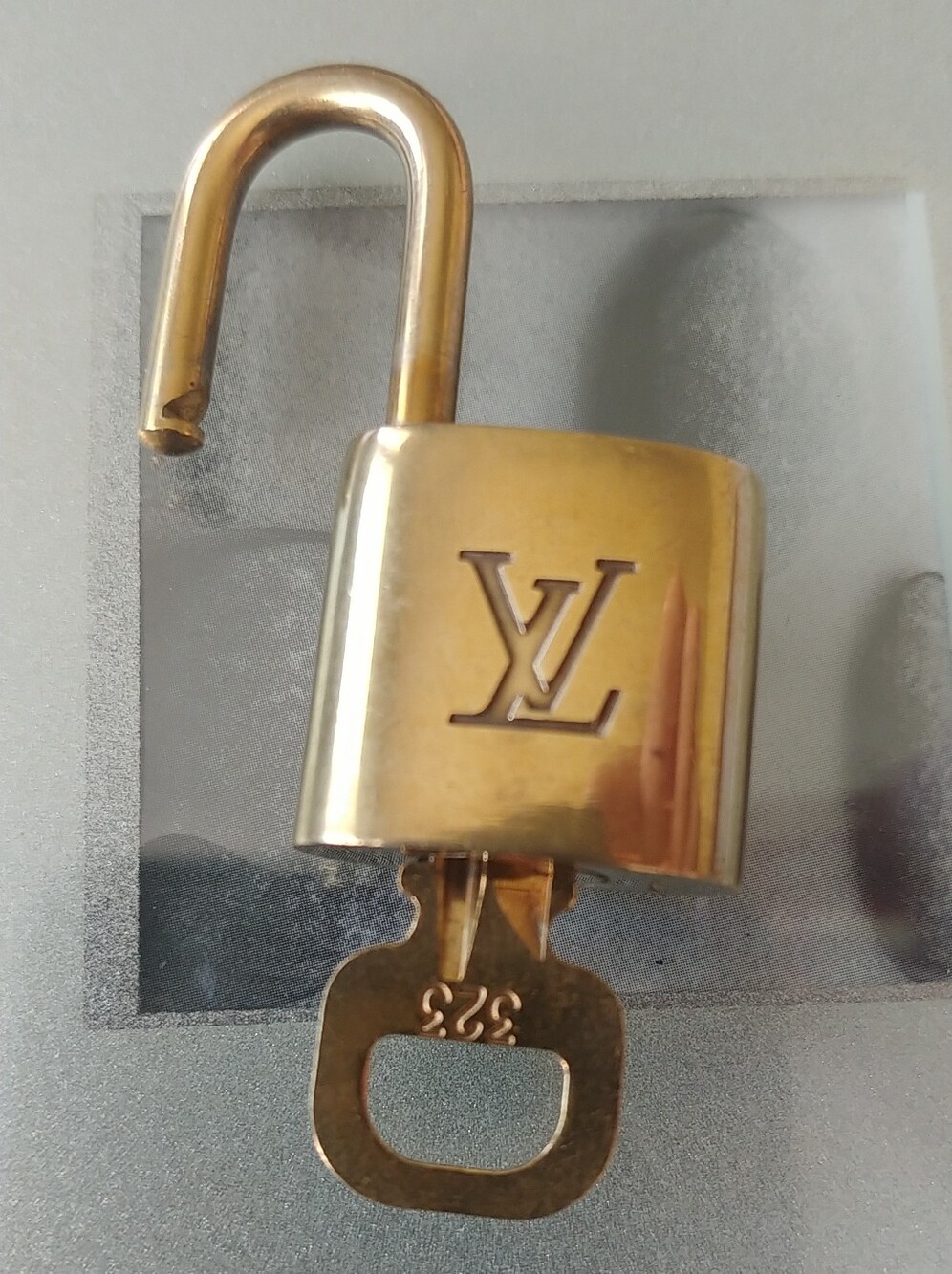 Louis Vuitton Gold-tone Brass Lock And Key